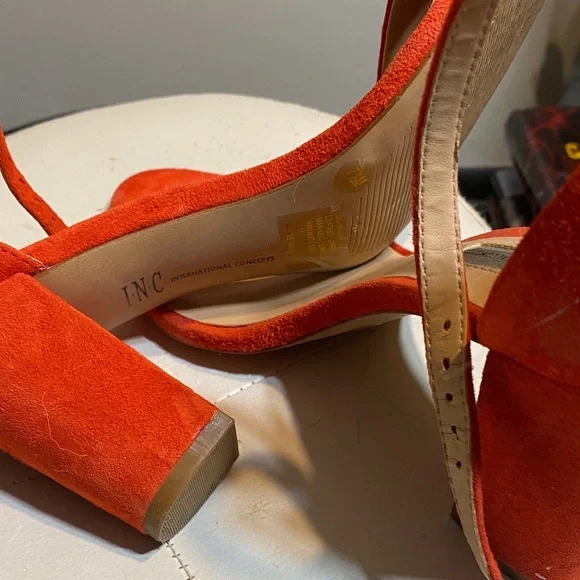 INC International Concepts Fiery Red Heels - Picture 4 of 4